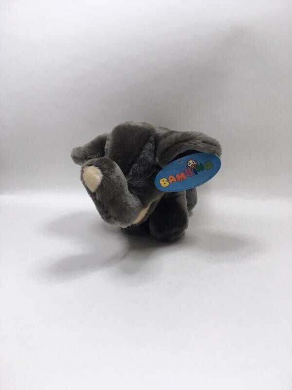 Elefant Bambino stehend 50cm selten selten mit Etikett