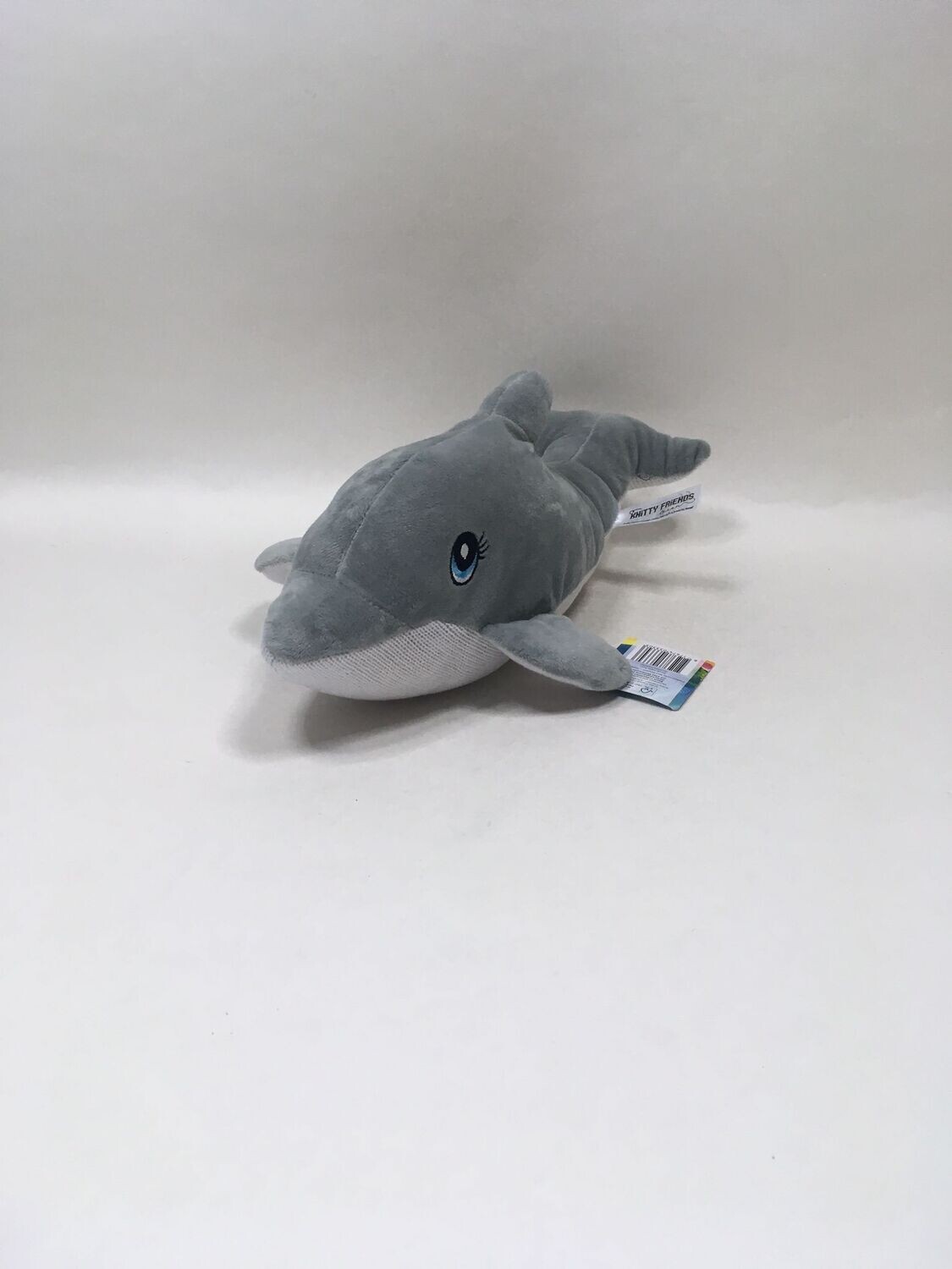 Delfin Knitty Friends liegend 35cm sehr selten Neuwertig mit Etikett