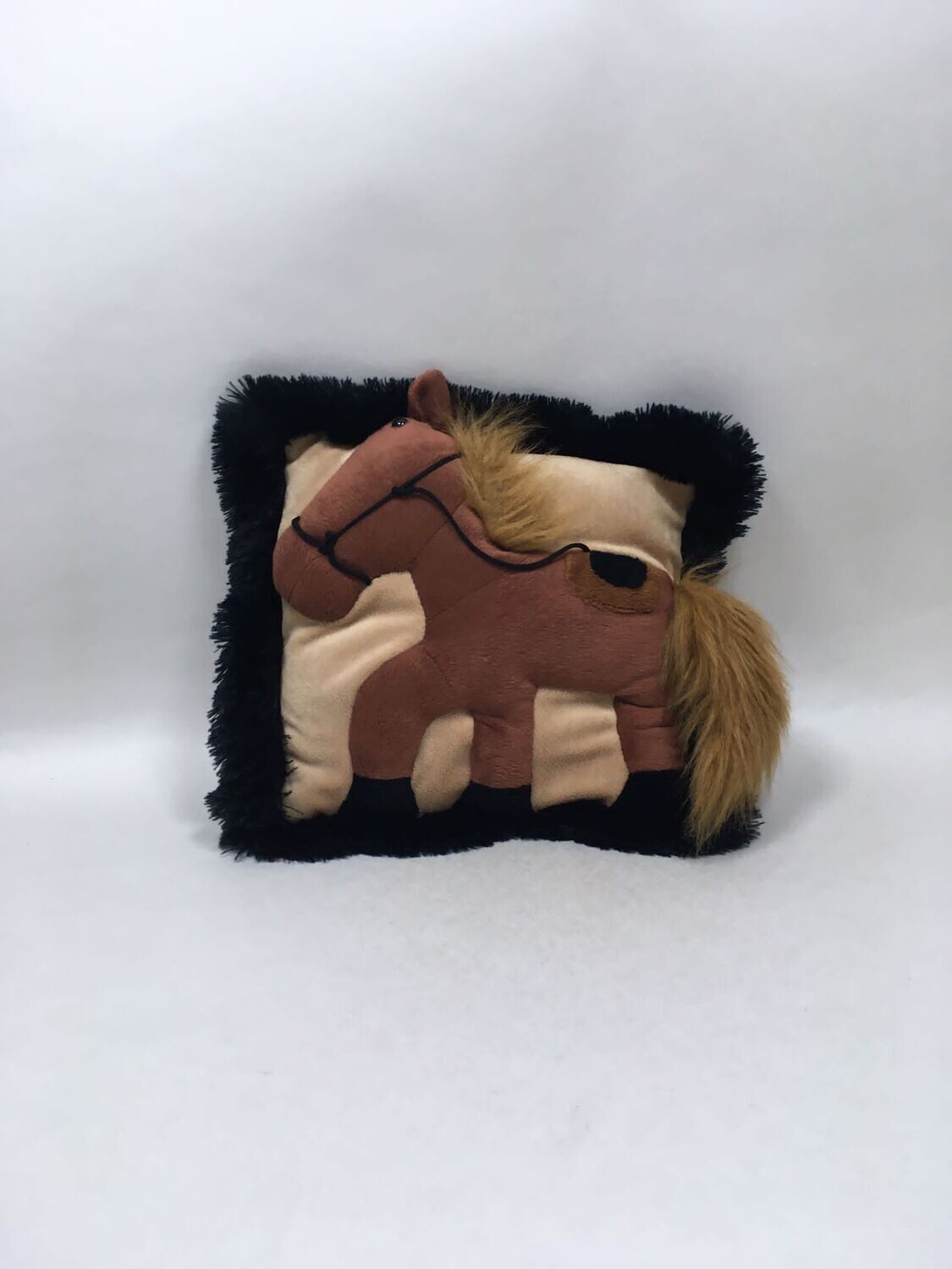 Deko Kissen Pferd Knuffel stehend 30*30cm Sammlerstück