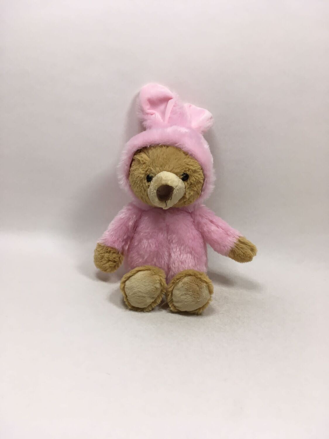 Teddy im Hasenkostüm Migros stehend 35cm Vintage Sammlerstück