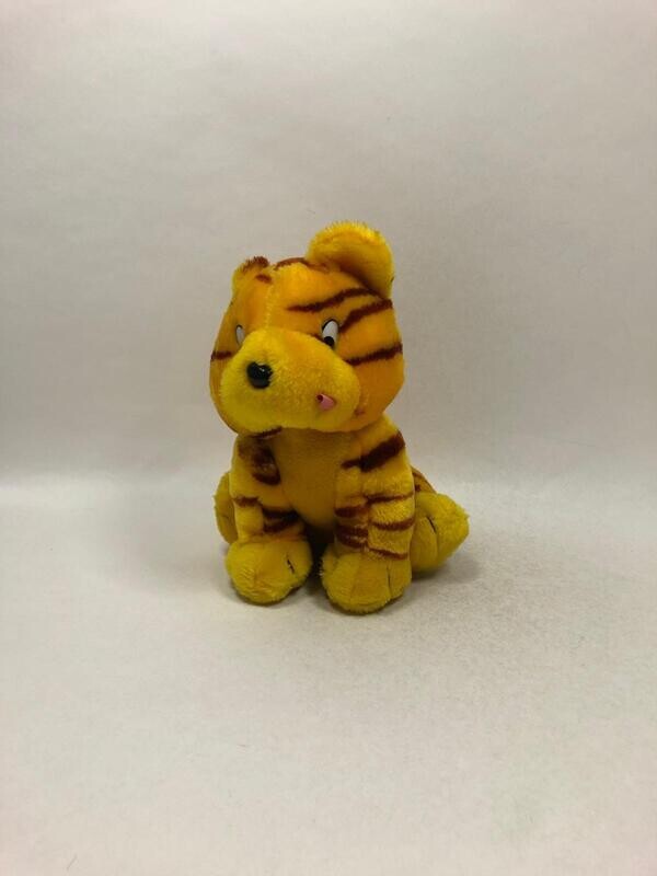 Tiger Nicky Toy sitzend 28cm Vintage