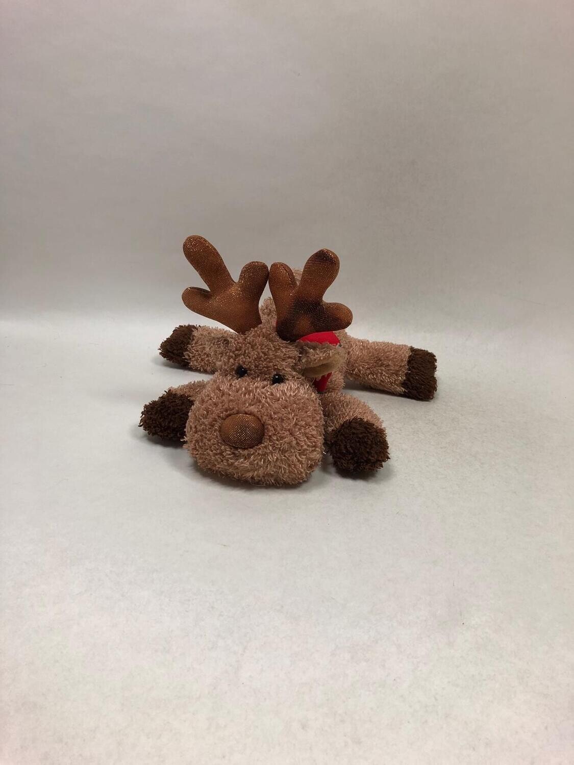 Hirsch Antlers Russ liegend 30cm Sammlerstück