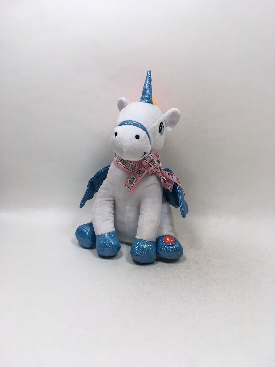 Einhorn mit Funktion Windel sitzend 33cm Sammlerstück