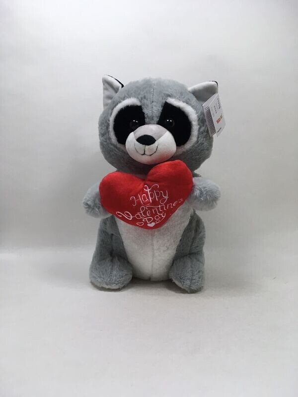 Waschbär Kuschel Woolies stehend 40cm Neuwertig mit Etikett