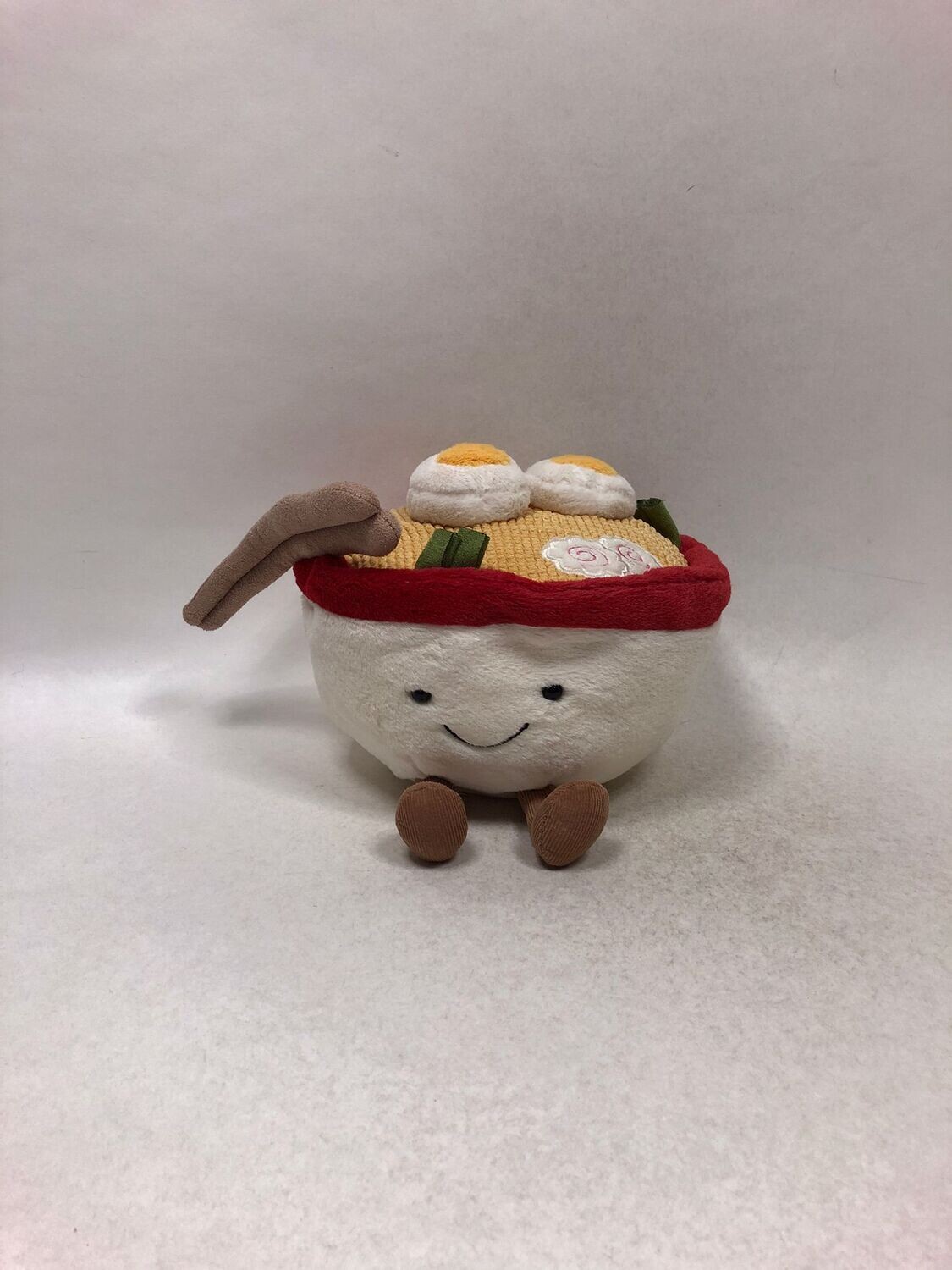 Suppenschüssel mit Amuseable Ramen Jellycat stehend 22cm Mega Sammlerstück