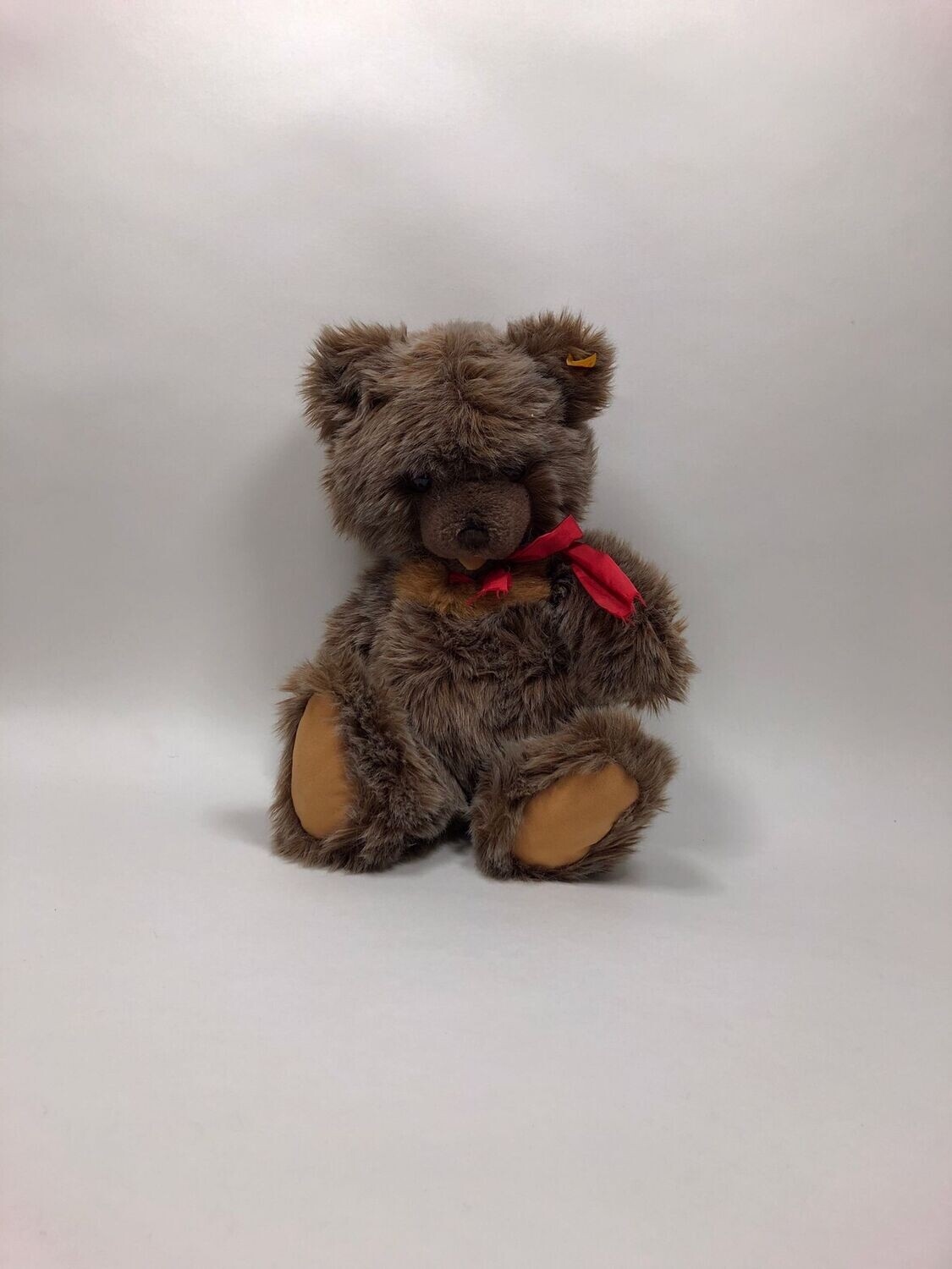 Steiff Teddy Zotty 018206 mit Knopf und Fahne stehend 40cm Mega Sammlerstück