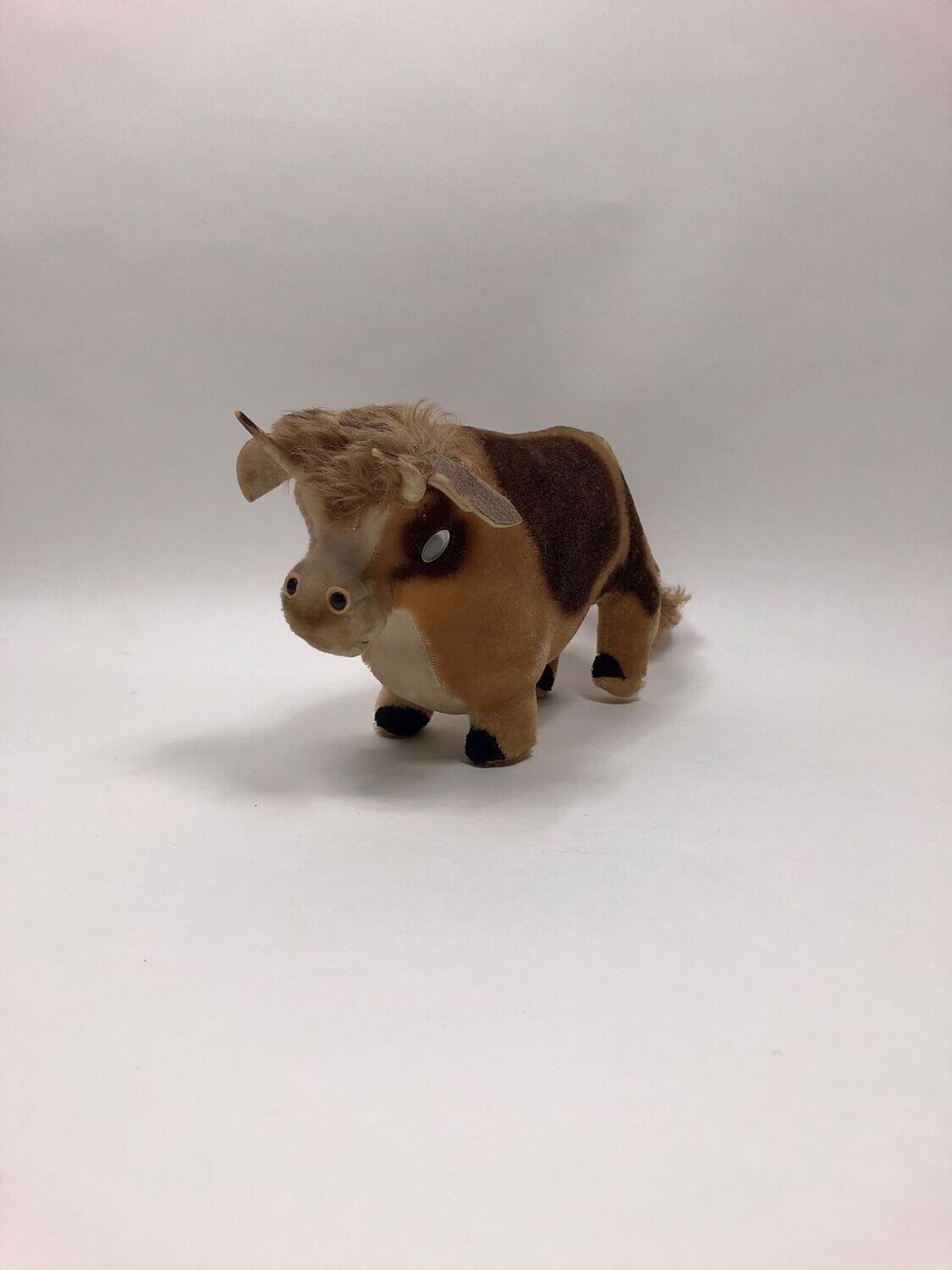 Stier Ferdinand Bulle Knorr Werbefigur Knorri Knuffel stehend 40cm Nostalgie 50er Jahre Vintage