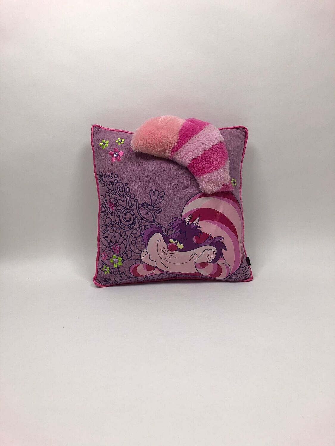 Disney Alice im Wunderland Grinsekatze Cheshire Kissen liegend 30*30cm Mega Sammlerstück