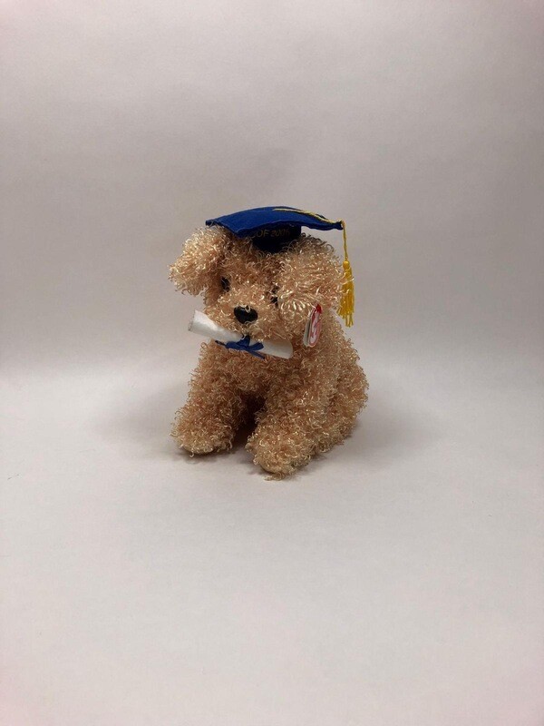 TY Hund sitzend 30cm Sammlerstück mit Etikett