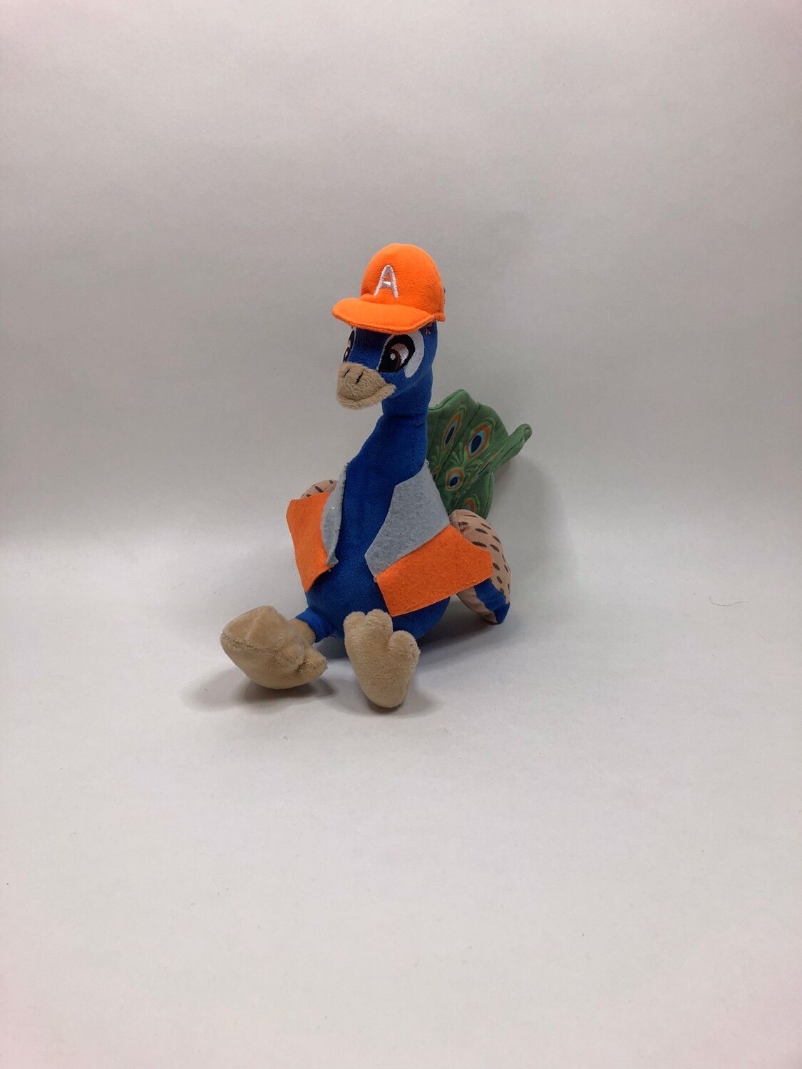 Blauer Pfau mit Kappe Fun Eypert stehend 30cm Mega selten