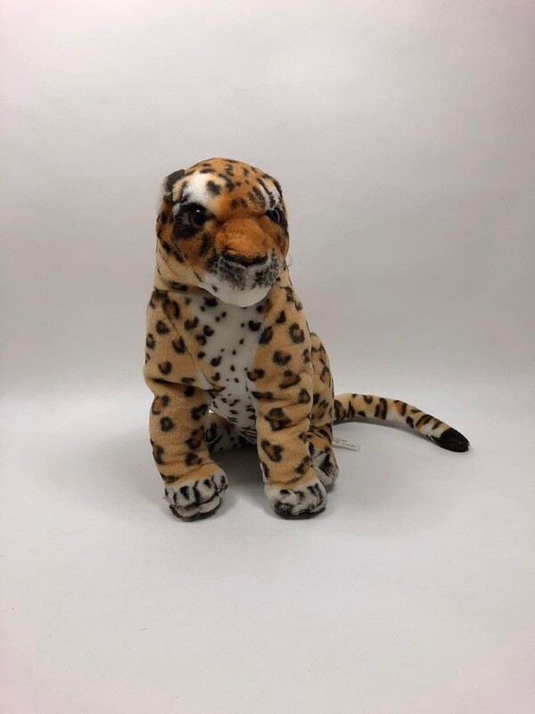 Leopard Sweety Toys sitzend 35cm Mega selten