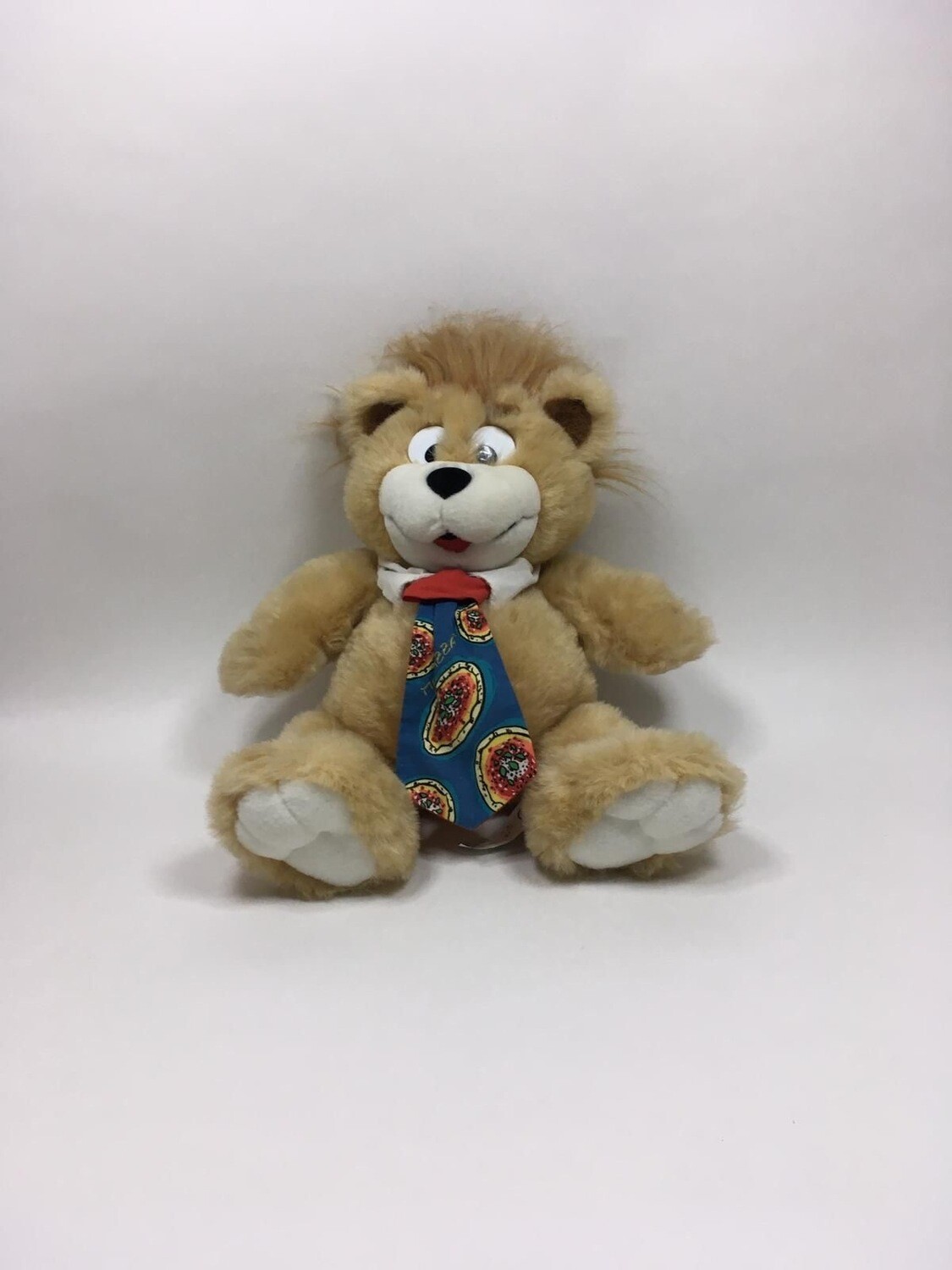 Teddy Mr. Pizza Bär Giochi 90er Jahre stehend 40cm Sammlerstück