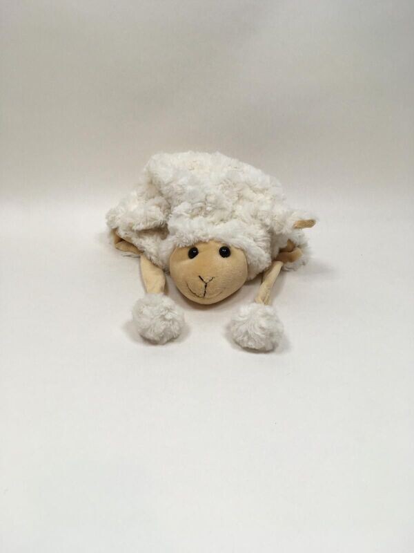 Schaf Mütze Knuffel stehend 30cm selten