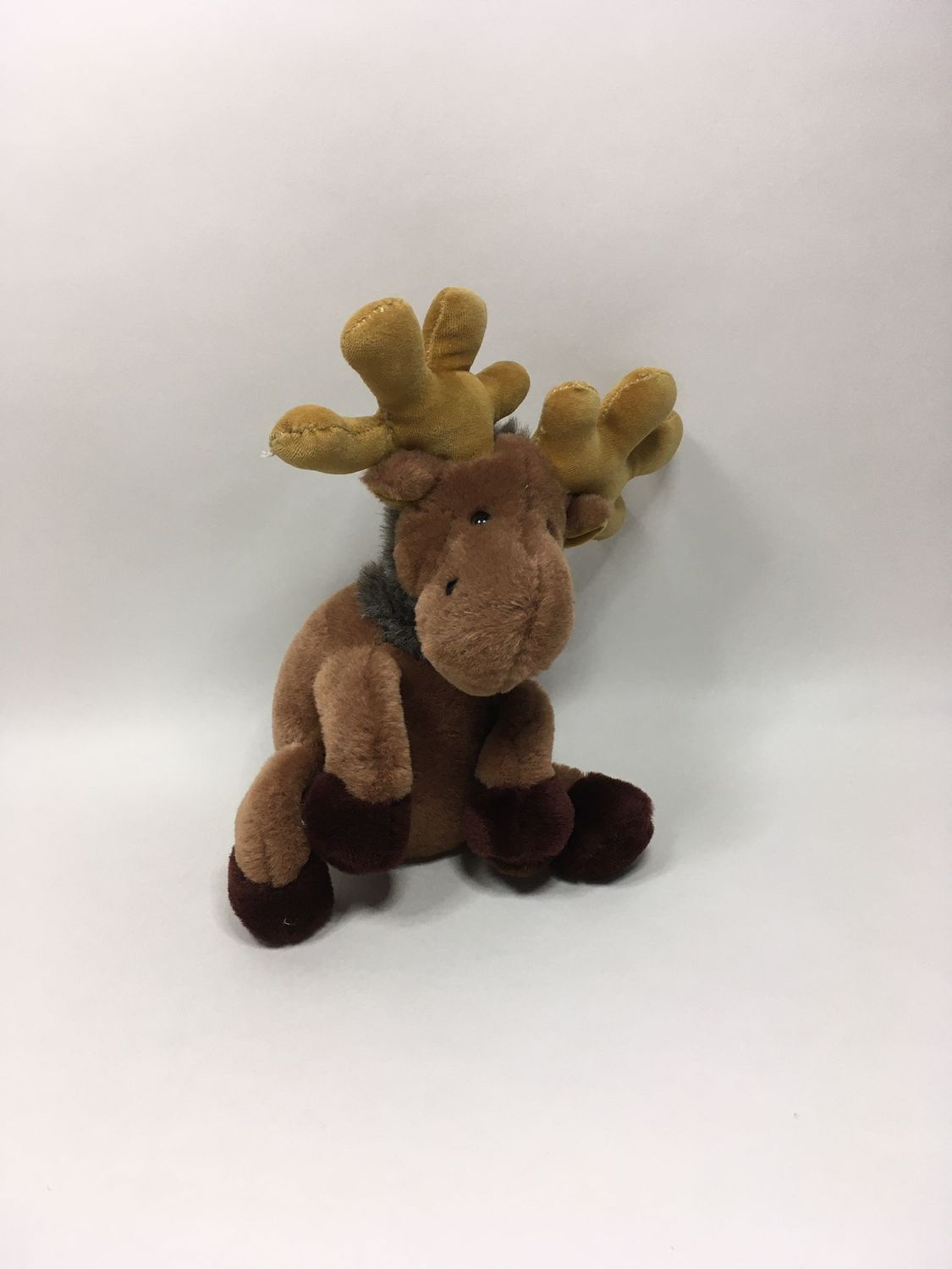 Elch Knuffel sitzend 33cm selten