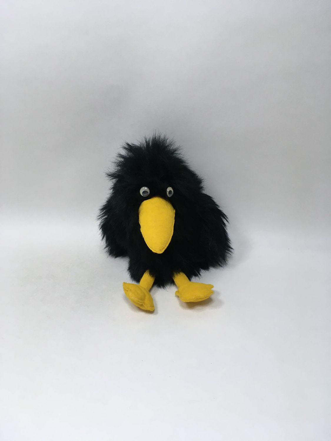 Rabe Knuffel stehend 30cm selten