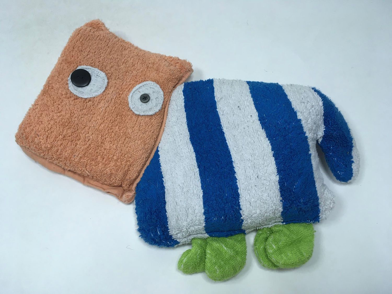 Puppe Fabelwesen Frottier Knuffel stehend 25cm Mega Sammlerstück