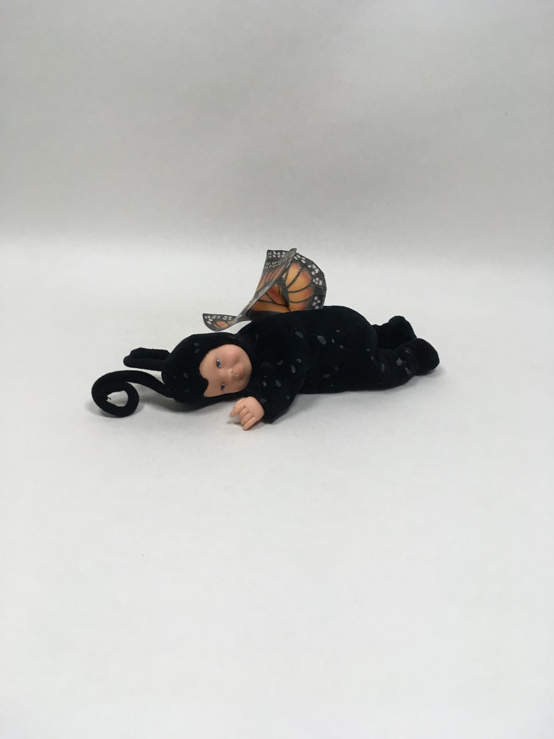 Puppe Baby Anne Geddes liegend 22cm Sammlerstück