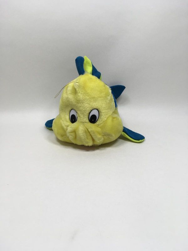 Disney Arielle Die Meerjungfrau Fabius Fisch Knuffel liegend 35cm sehr selten