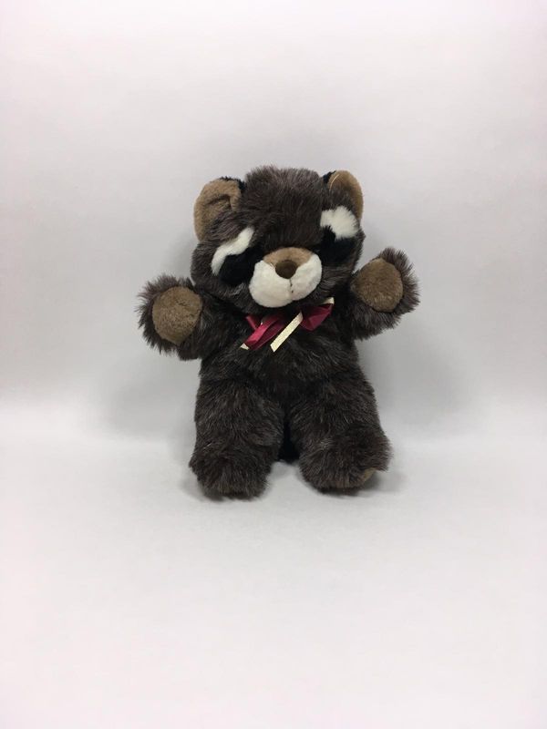 Waschbär Cuddle Wit stehend 35cm selten