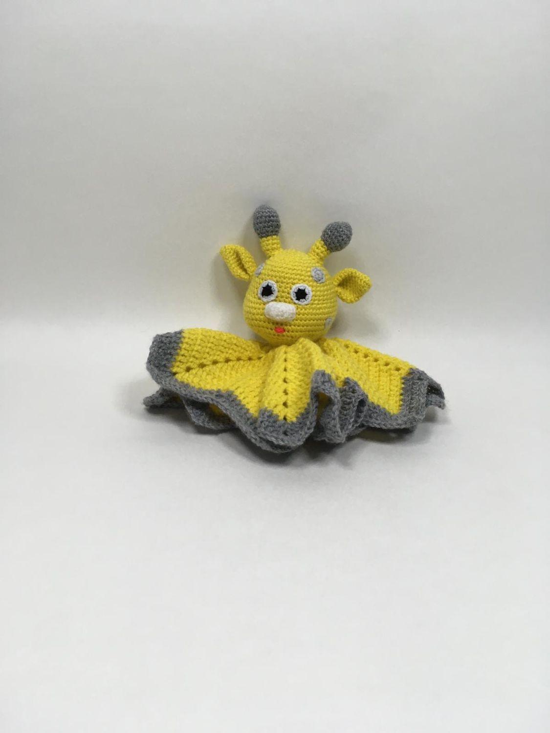 Giraffe Knuffel handgemacht stehend 30cm selten