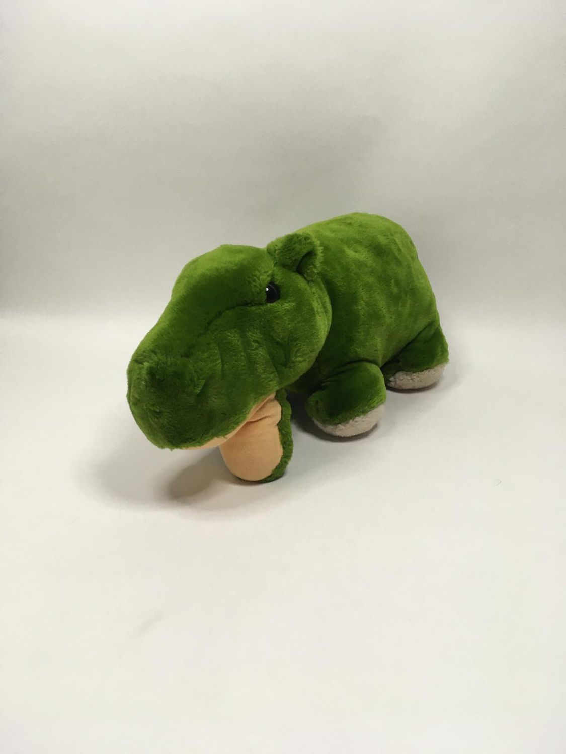 Nilpferd Knuffel stehend 48cm selten