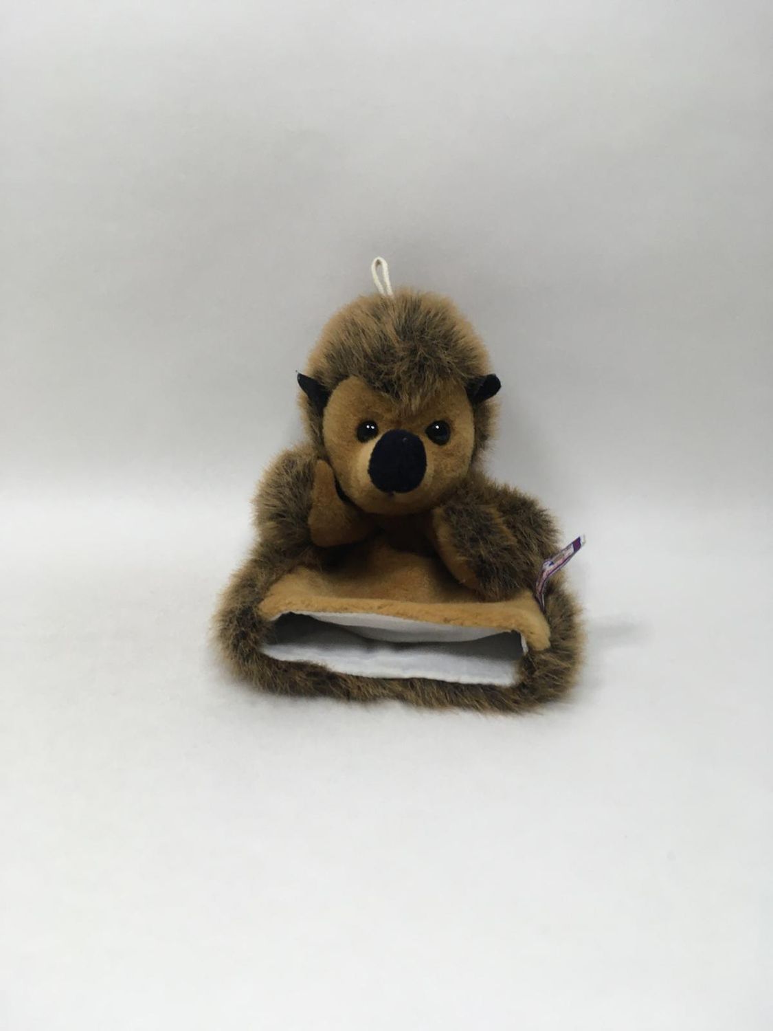 Igel Handpuppe Kuschelwuschel stehend 33cm selten