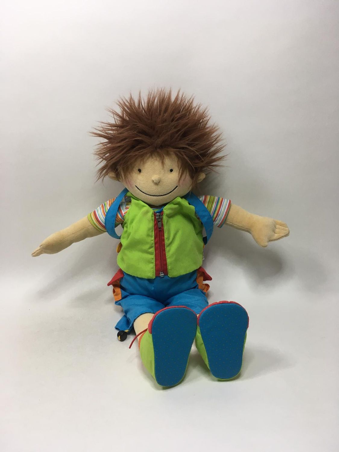 Puppe Junge Jakoo stehend 55 cm selten