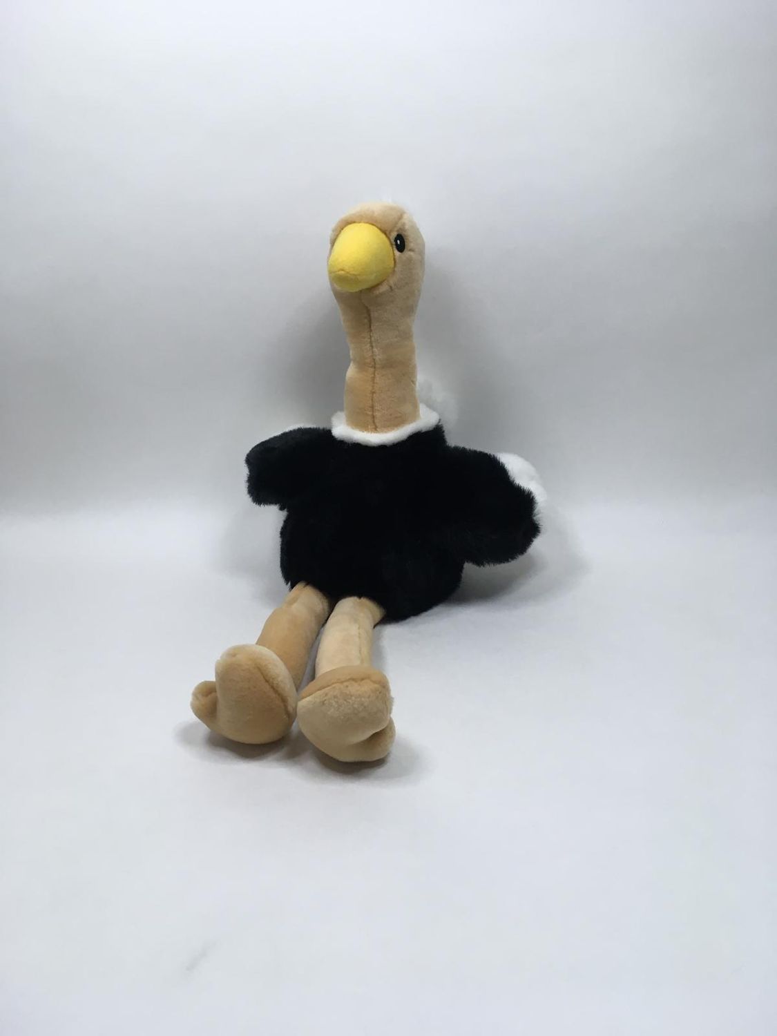 Strauß Handpuppe Knuffel stehend 55cm selten
