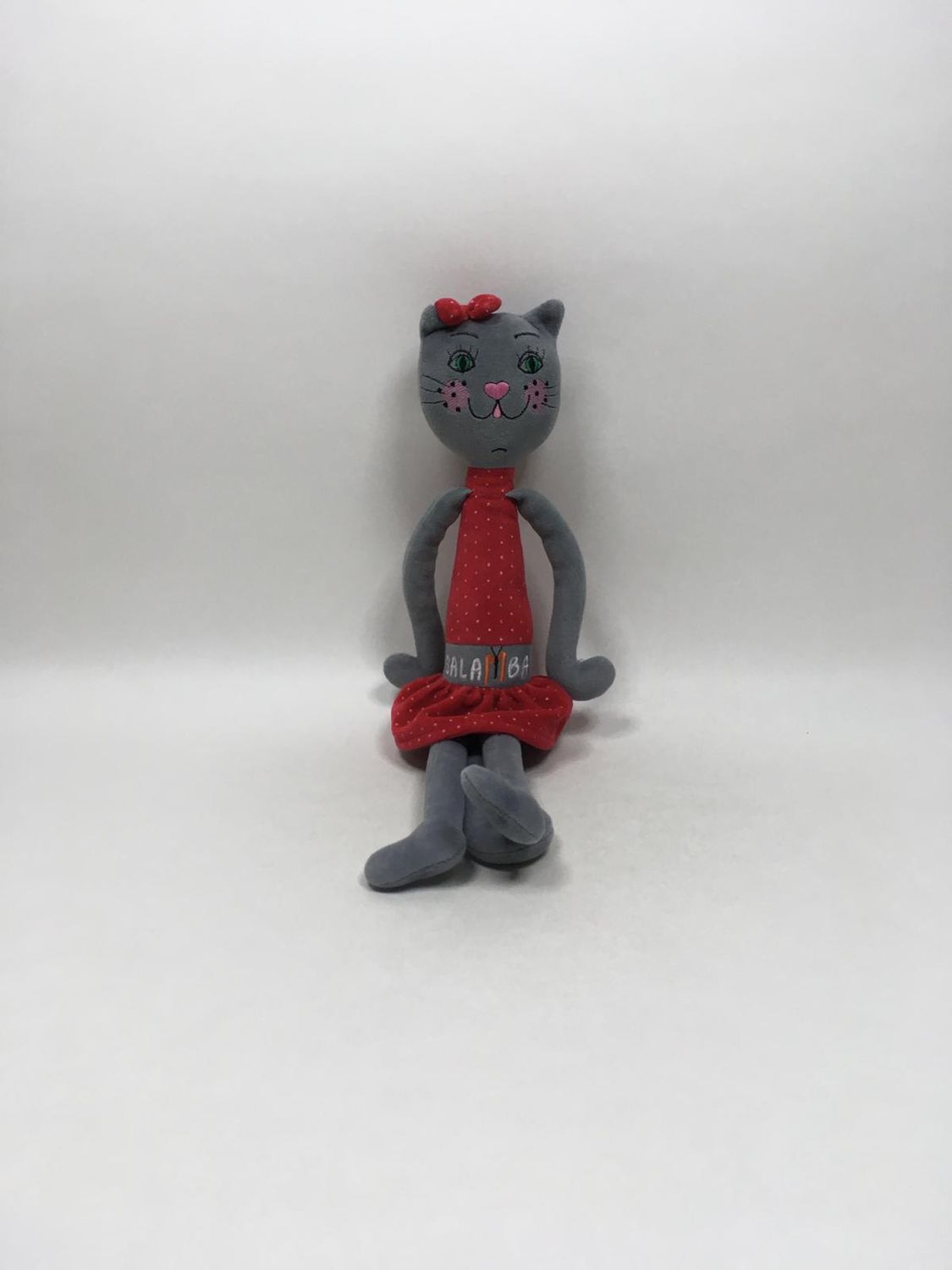 Katze Salamba Noe stehend 40cm Sammlerstück