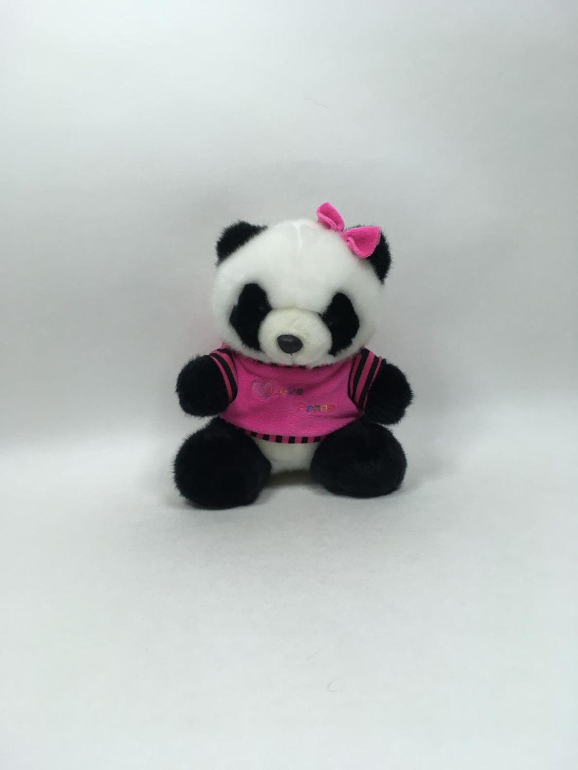 Panda Longbo sitzend 23cm selten