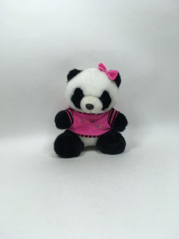 Panda Longbo sitzend 23cm selten