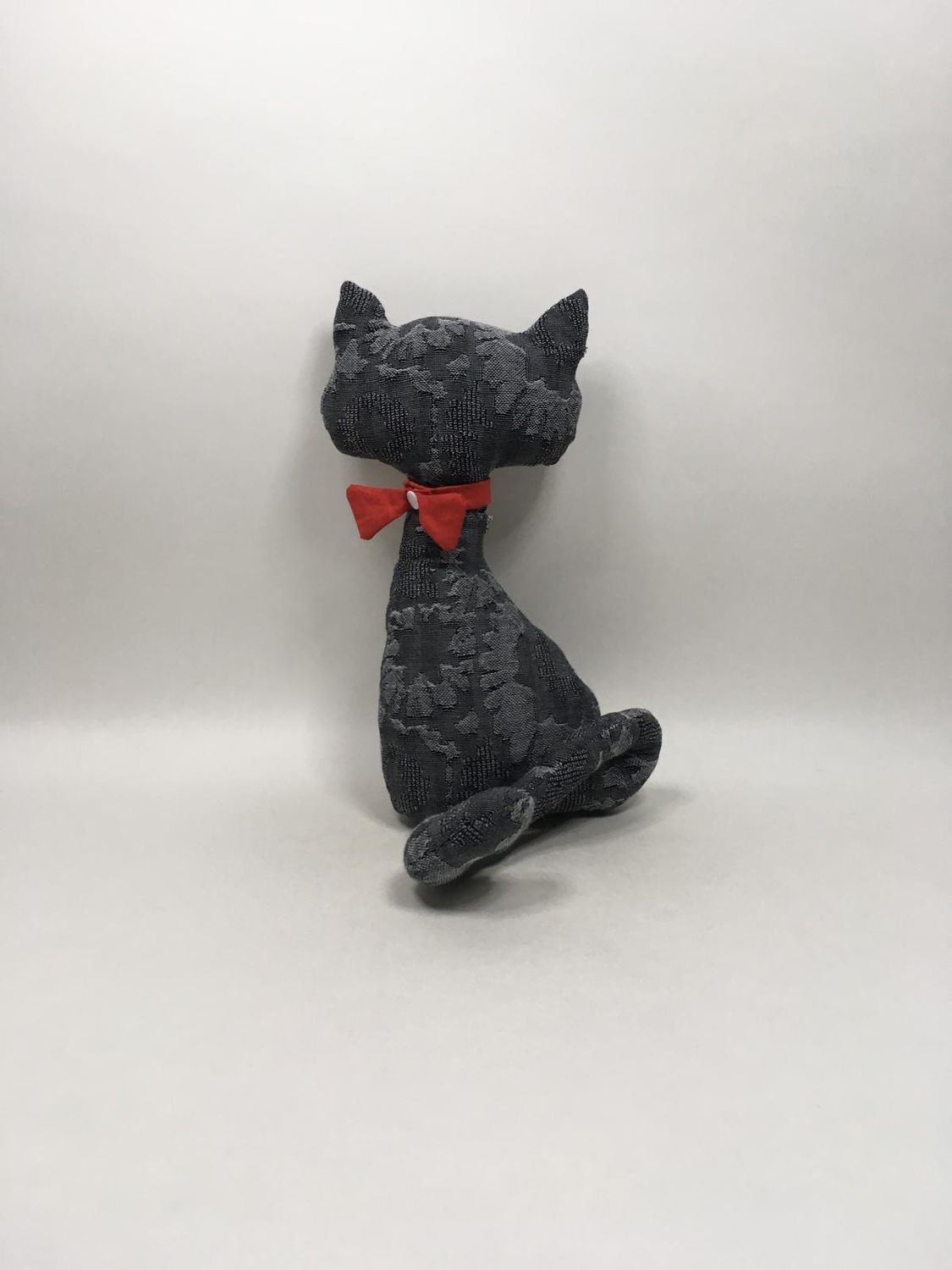 Katze Knuffel stehend 33cm selten