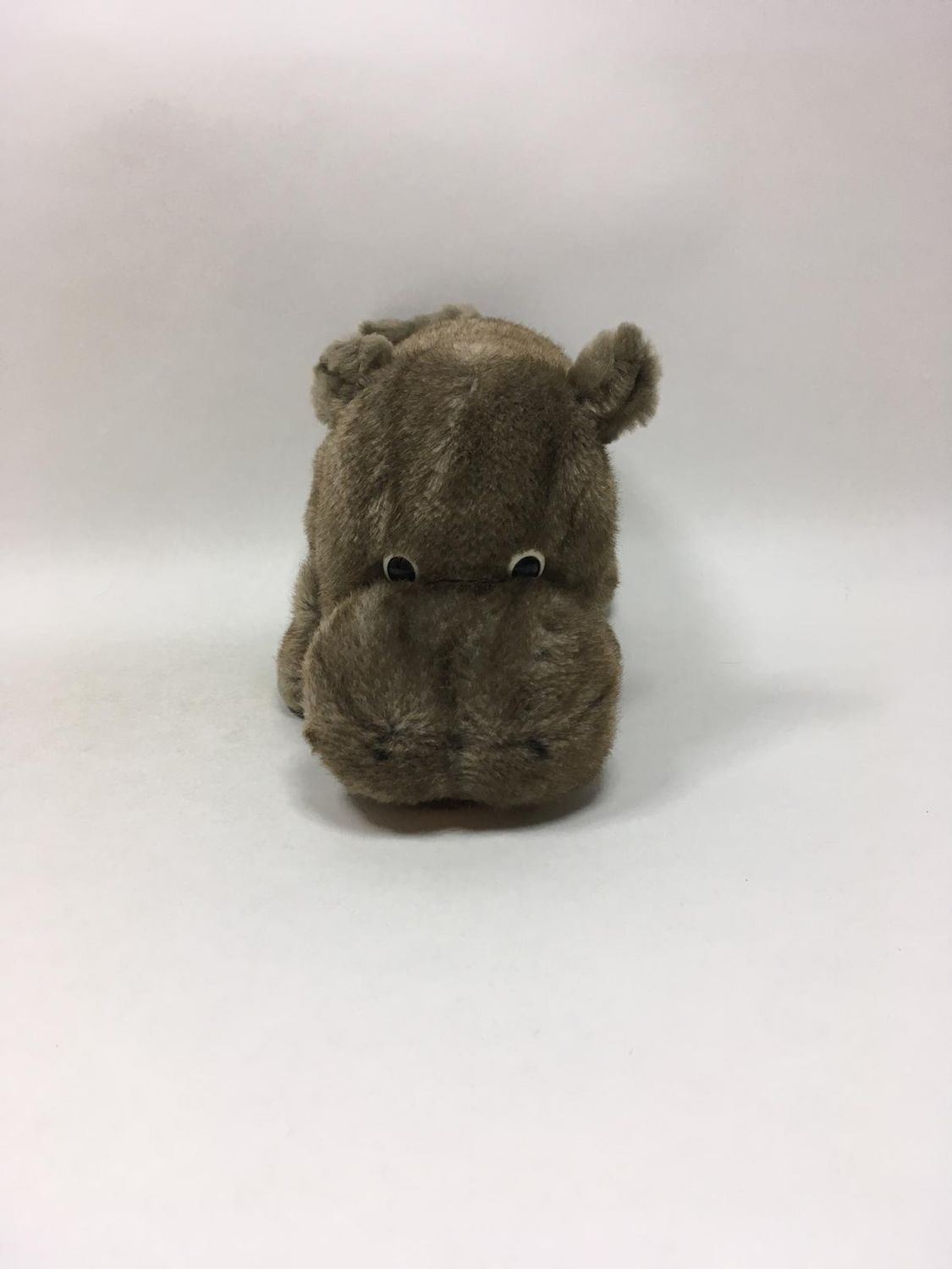 Nilpferd Handpuppe Knuffel stehend 30 cm selten