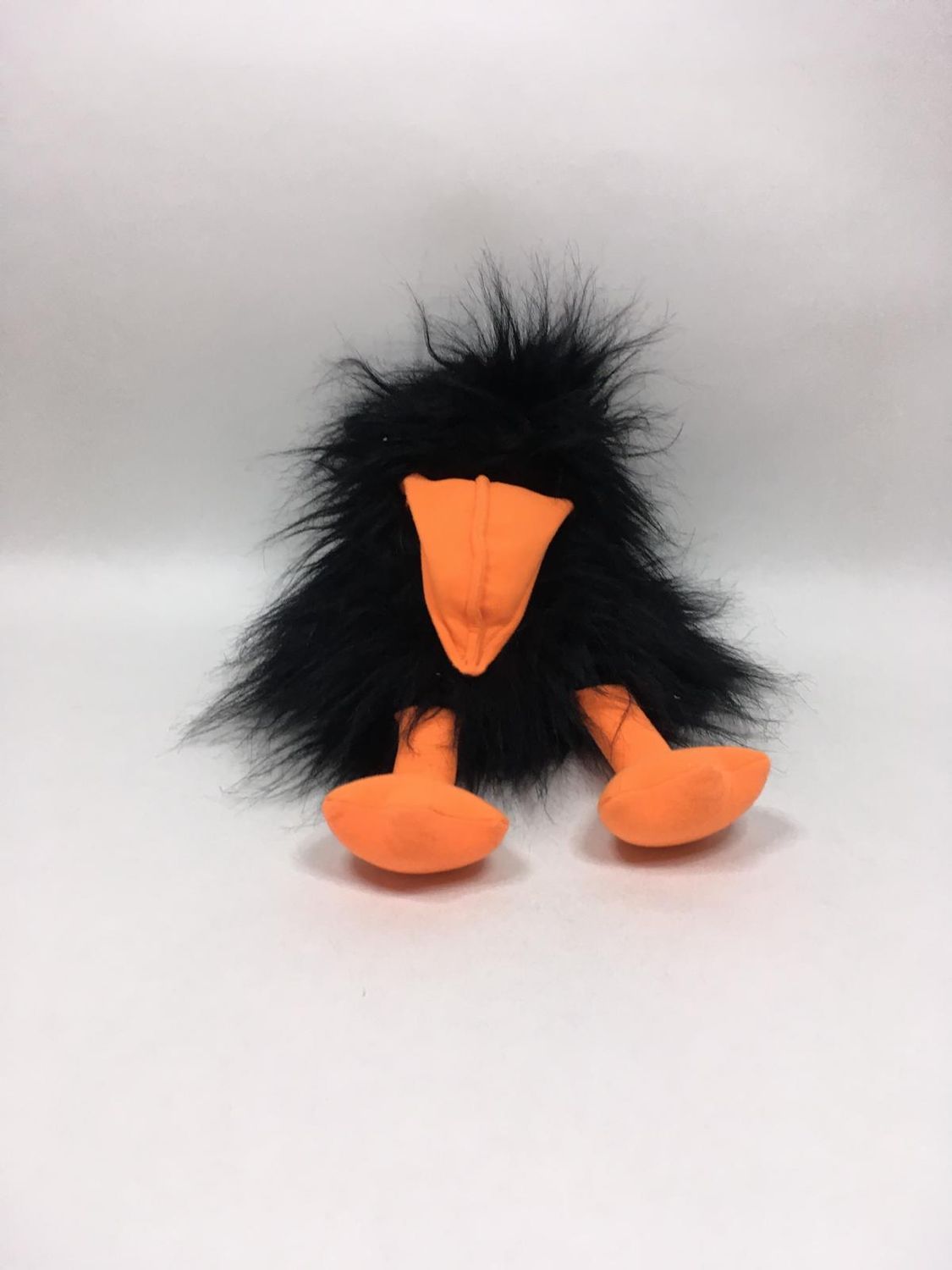 Rabe Handpuppe Knuffel stehend 35 cm sehr selten