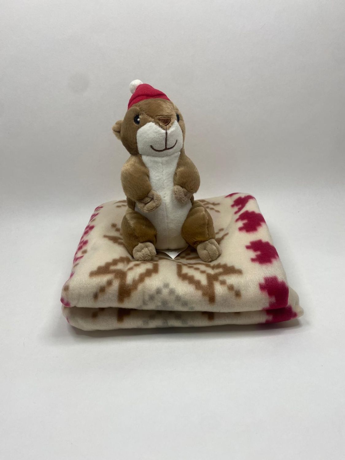 Biber mit Decke Cotton Blue sitzend 25 cm Top Zustand