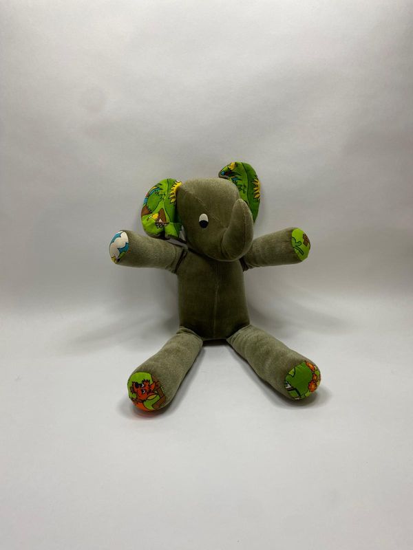 Elefant Knuffel stehend 50 cm sehr selten