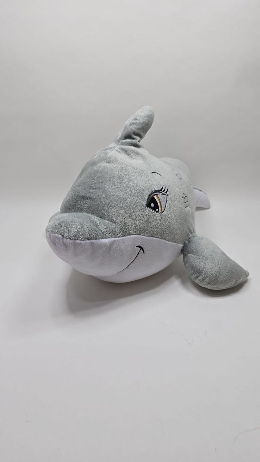 Delfin Knuffel liegend 65 cm selten