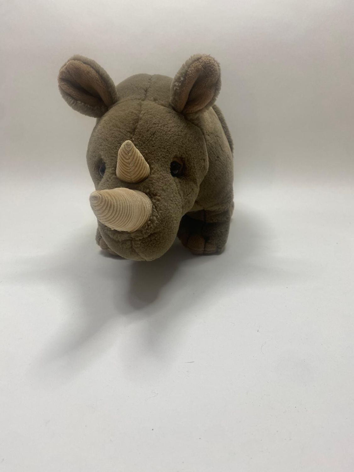 Nashorn Knuffel stehend 45 cm selten