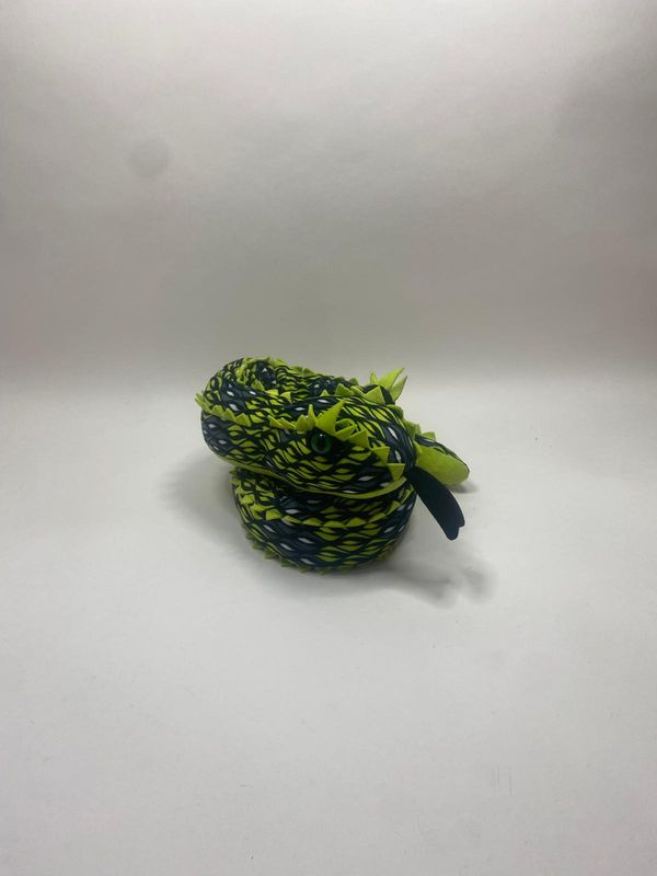 Schlange Petjes World liegend 40 cm selten