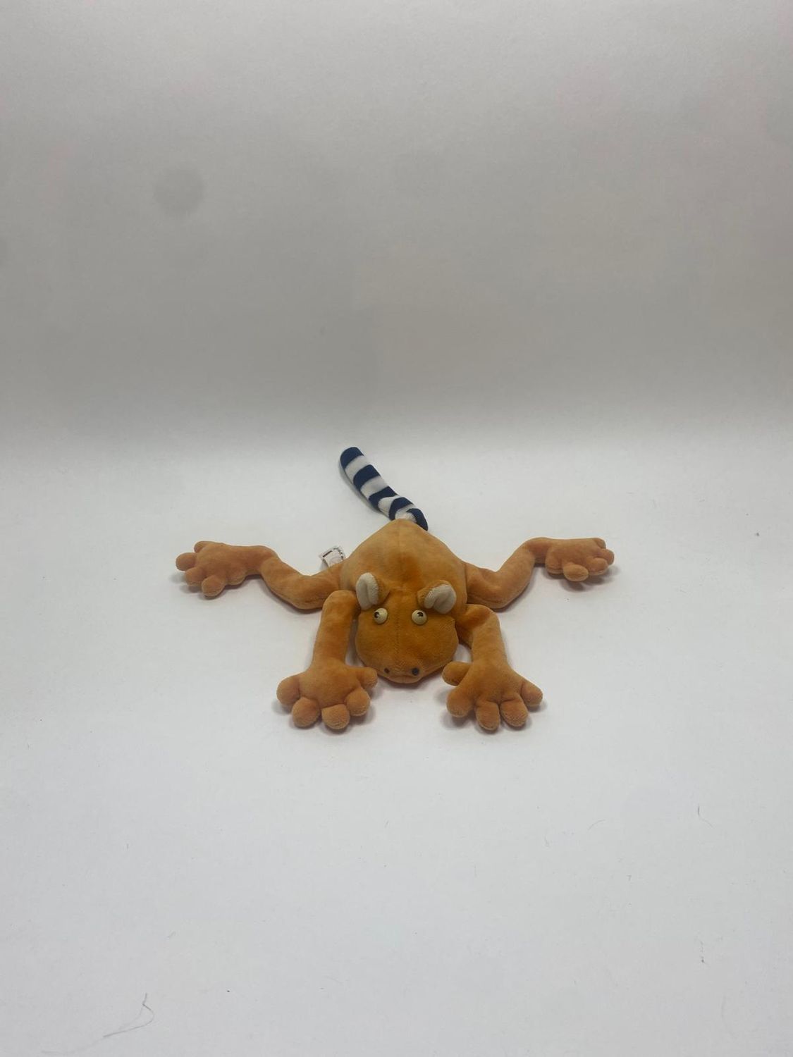 Perlsacktier Bebe Maki Mark (kein Name auf Schild ) liegend 32 cm Kult