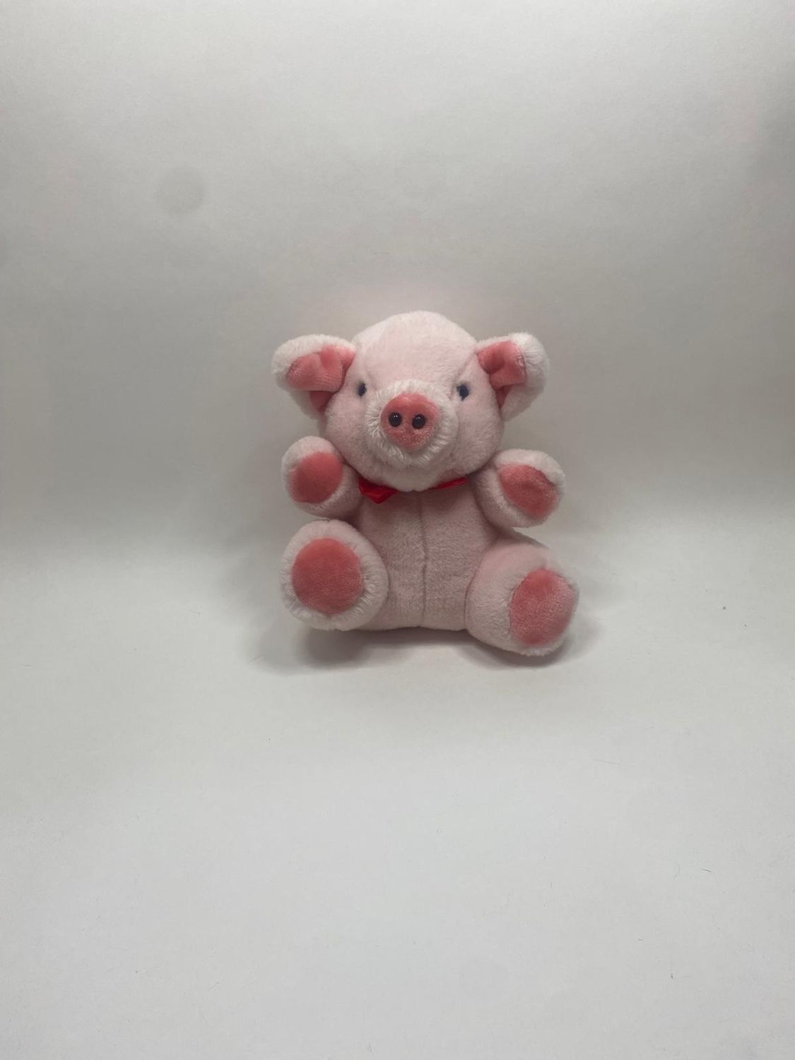 Schwein Knuffel sitzend 28 cm selten
