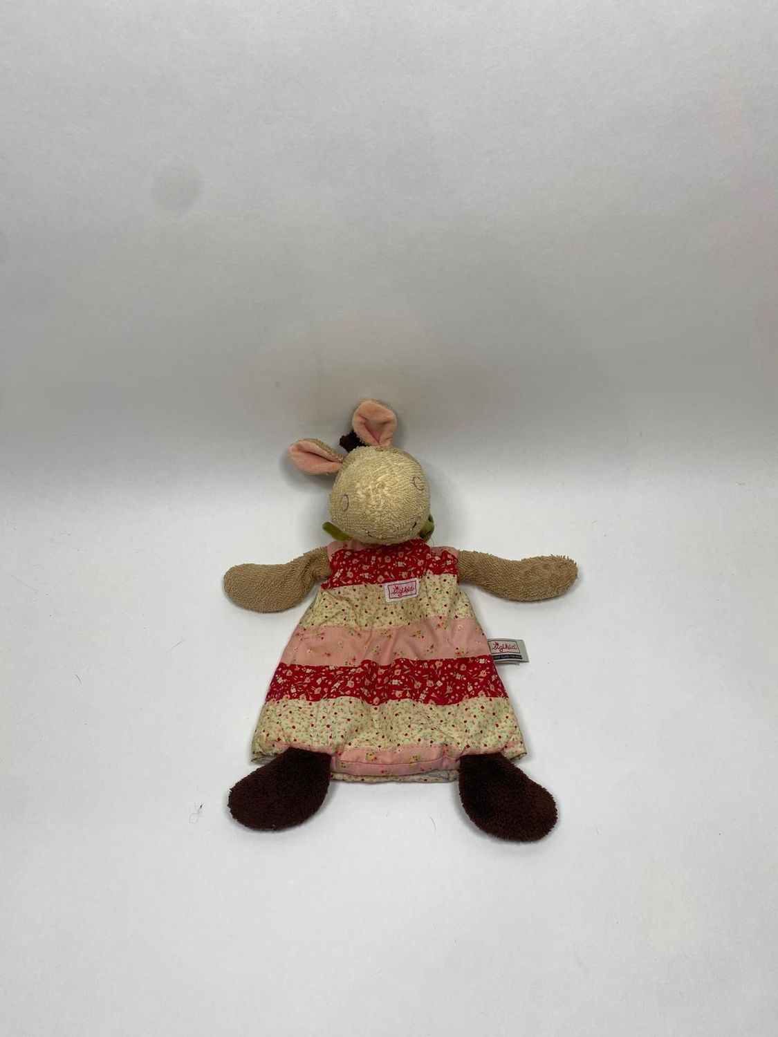 Pferd Handpuppe Wilhelmine Wiah Sigikid stehend 35 cm selten