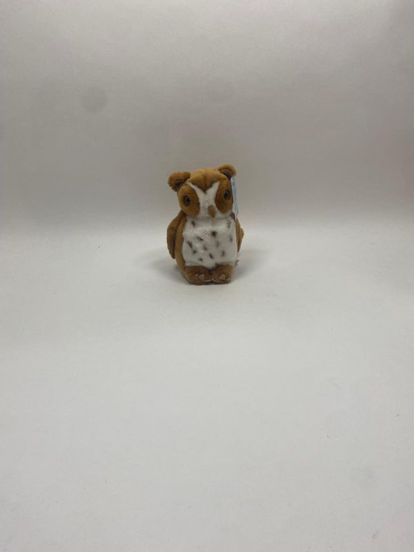 Eule Myrtel und Bo sitzend 18 cm Neuwertig mit Etikett