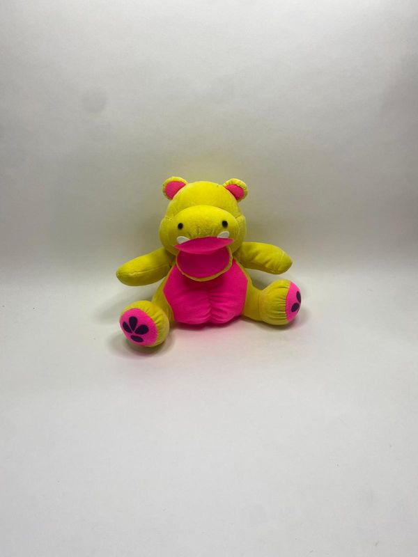 Nilpferd Knuffel sitzend 27 cm selten