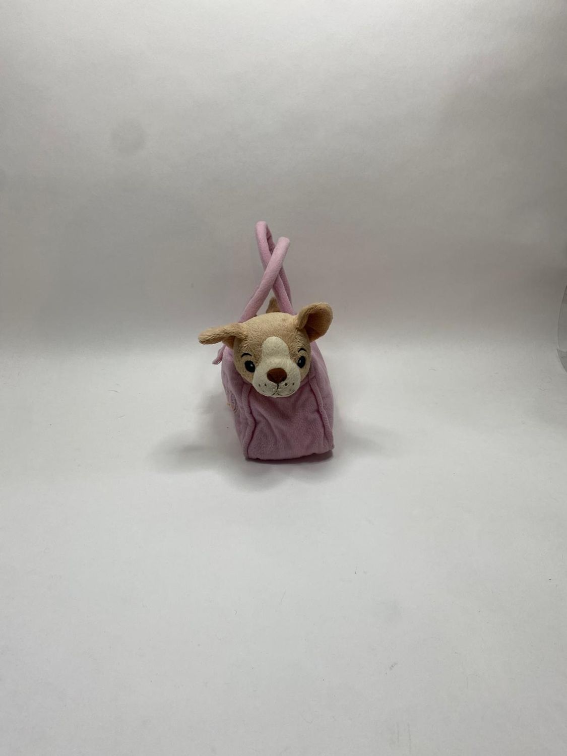 Hund in Tasche TCM stehend 20cm selten