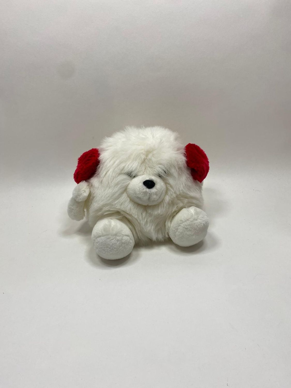 Hund Russ "Snowball" sitzend 20 cm Mega Sammlerstück