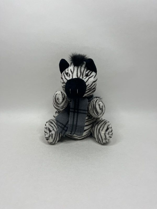 Zebra Handpuppe Nanu Nana sitzend 28 cm stehend