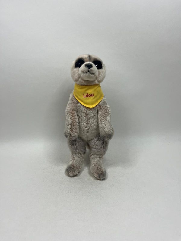 Erdmännchen Klett stehend 35 cm Sammlerstück