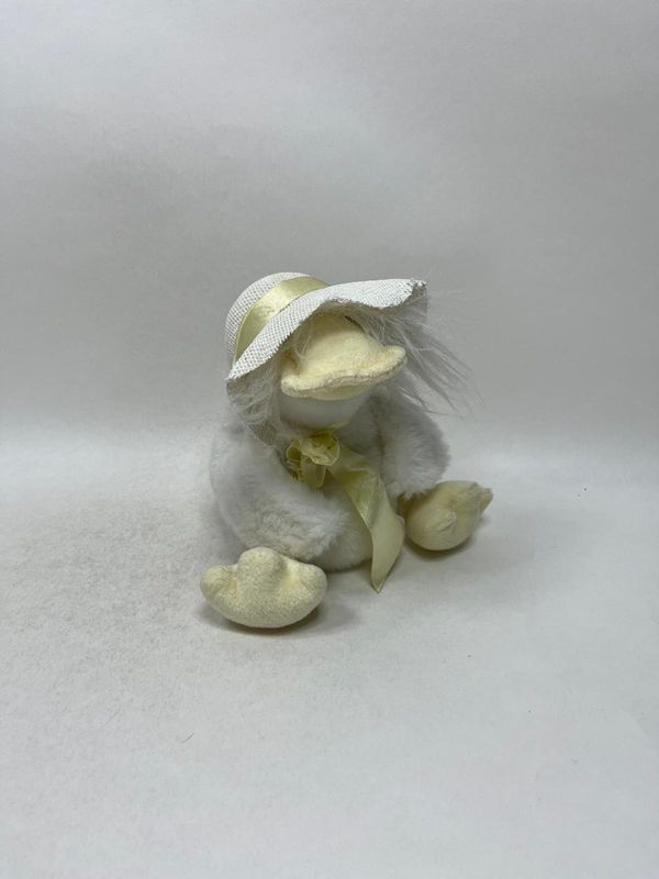 Ente Knuffel sitzend 25 cm selten