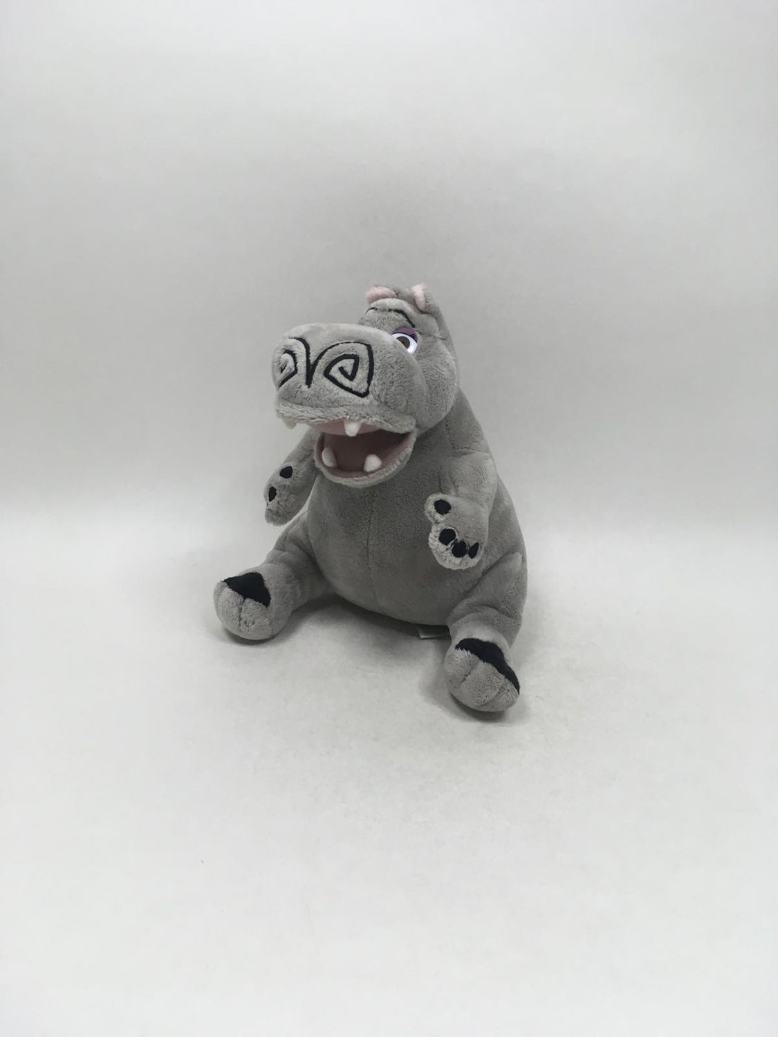 Madagaskar Nilpferd Russ sitzend 25 cm sehr selten